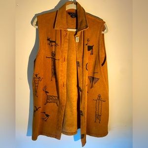 Vintage Leather Woman’s Vest